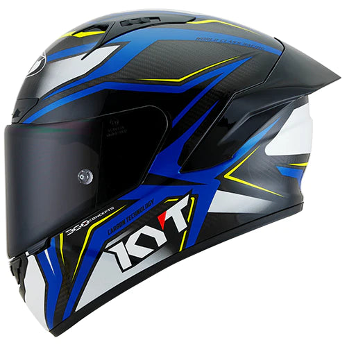 KYT Helmet NZ-RACE Carbon Stride Blue/White