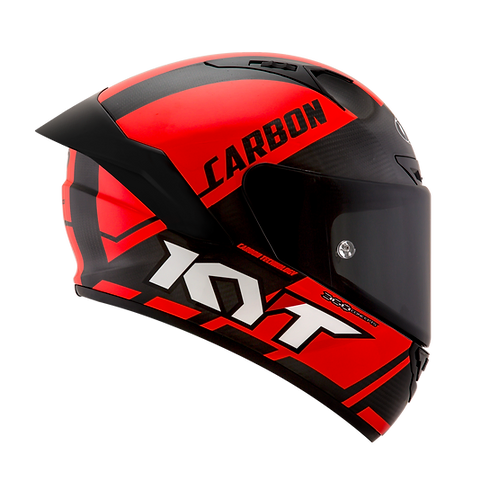 KYT Helmet NZ-RACE Red Fluo carbon