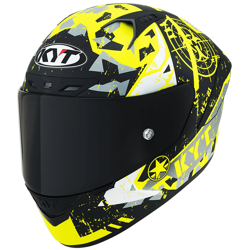 KYT NZ-RACE Blazing Matt Yellow