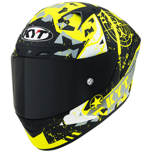 KYT NZ-RACE Blazing Matt Yellow