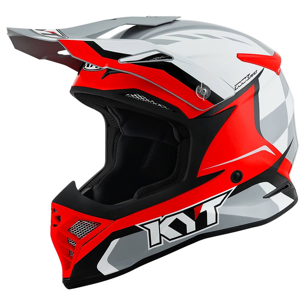 KYT SKYHAWK Glowing White/Red