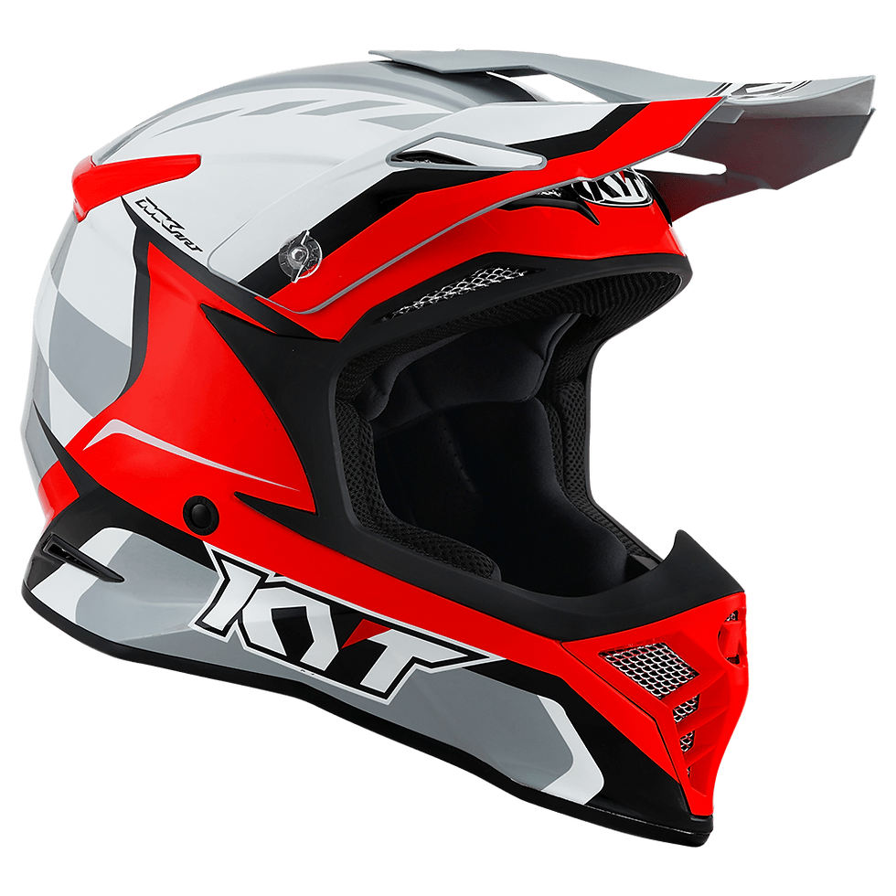 KYT SKYHAWK Glowing White/Red