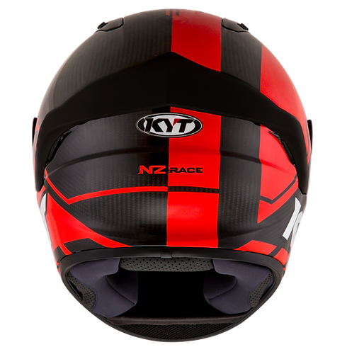 KYT Helmet NZ-RACE Red Fluo carbon