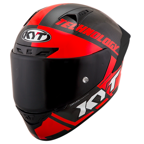 KYT Helmet NZ-RACE Red Fluo carbon