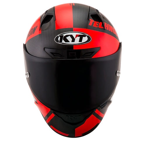 KYT Helmet NZ-RACE Red Fluo carbon